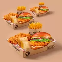 Trio Box Sriracha Chicken