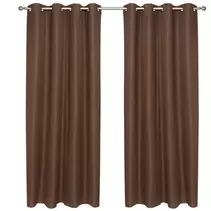 Set Blackout 2P Termico Textura 140X220 Chocolate