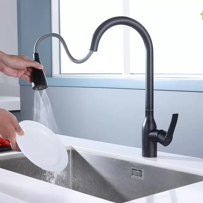 Grifería Steel Extensible