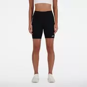 Calza Corta Running Mujer New Balance Harmony High Rise Short 6" Negra