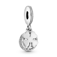 Charm Colgante Trébol De La Suerte De Cuatro Hojas