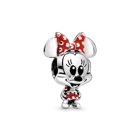 Charm Vestido de lunares y moño de Minnie Mouse de Disney