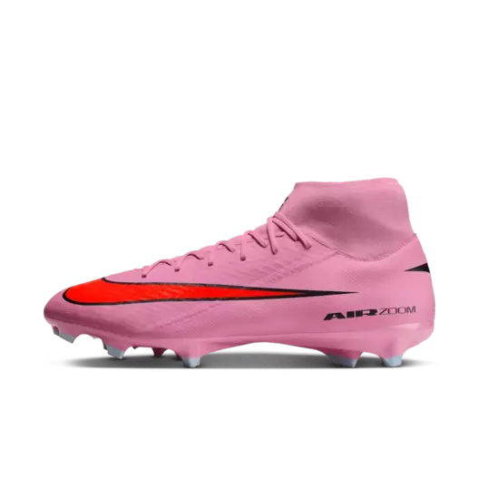 zapato de futbol nike mercurial superfly 10 academy fg/mg rosa adulto