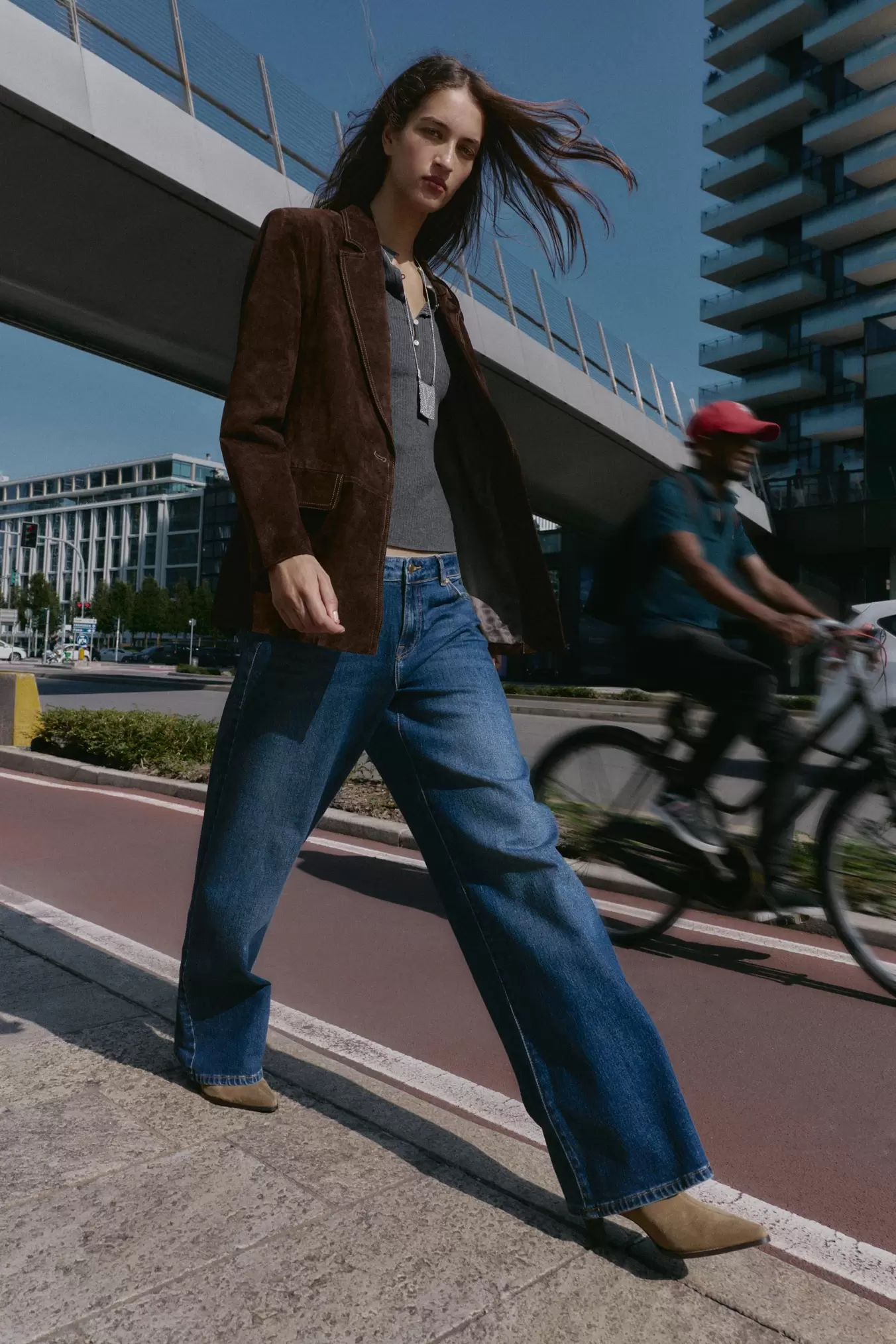 BLAZER 100% PIEL RECTA