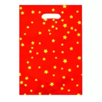 Bolsa Stars Metalizada Rojo 10 Uni