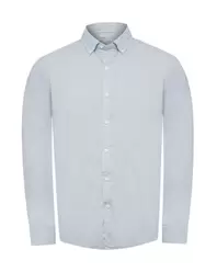 Camisa Algodón Orgánico Hombre Soft Azul