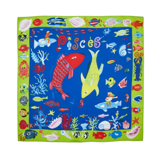 Pisces Zodiac Knot Wrap