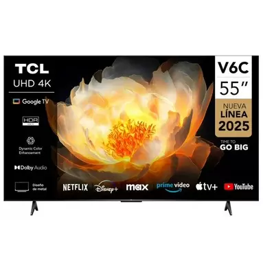 Televisor 55" LED 4K UHD 55V6C Smart Tv TCL