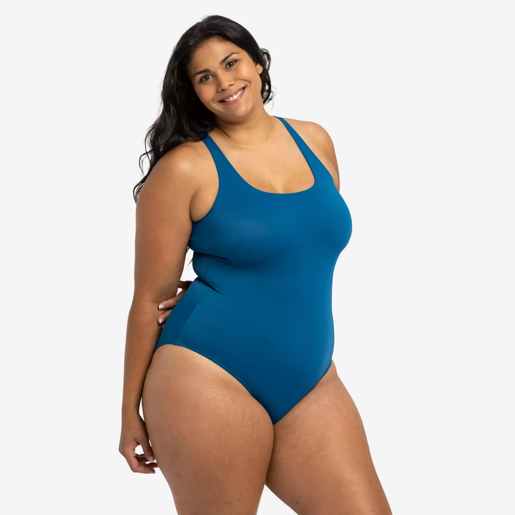 Traje de baño deportivo mujer azul - Heva