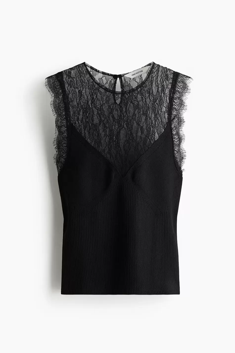Top con encaje