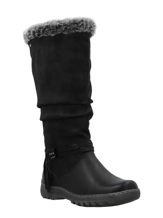 Bota Mujer Luz Negro Azaleia