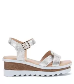 Sandalia Diletta Plateado