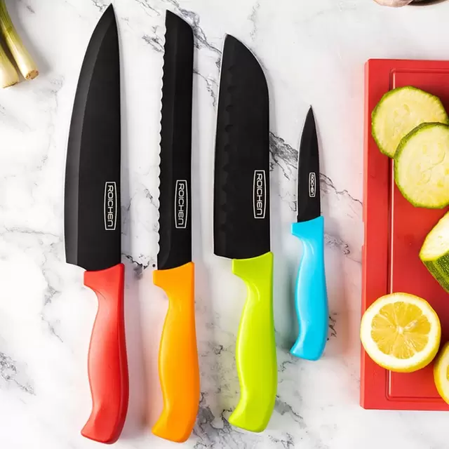 Set cuchillos 5 piezas natural