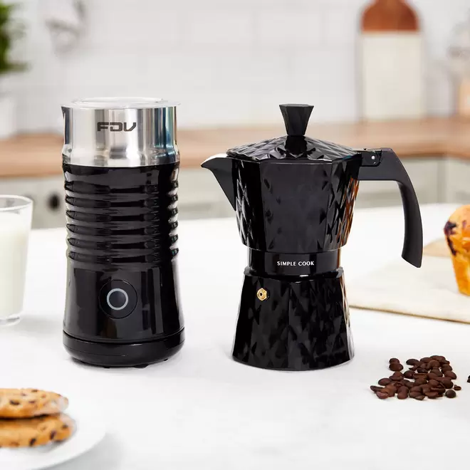 Kit Cafetera Roma Italiana + Espumador