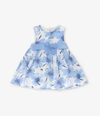 Vestido recién nacida floreado