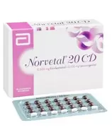Norvetal 20 CD - 28 Comprimidos Recubiertos - Anticonceptivo Oral