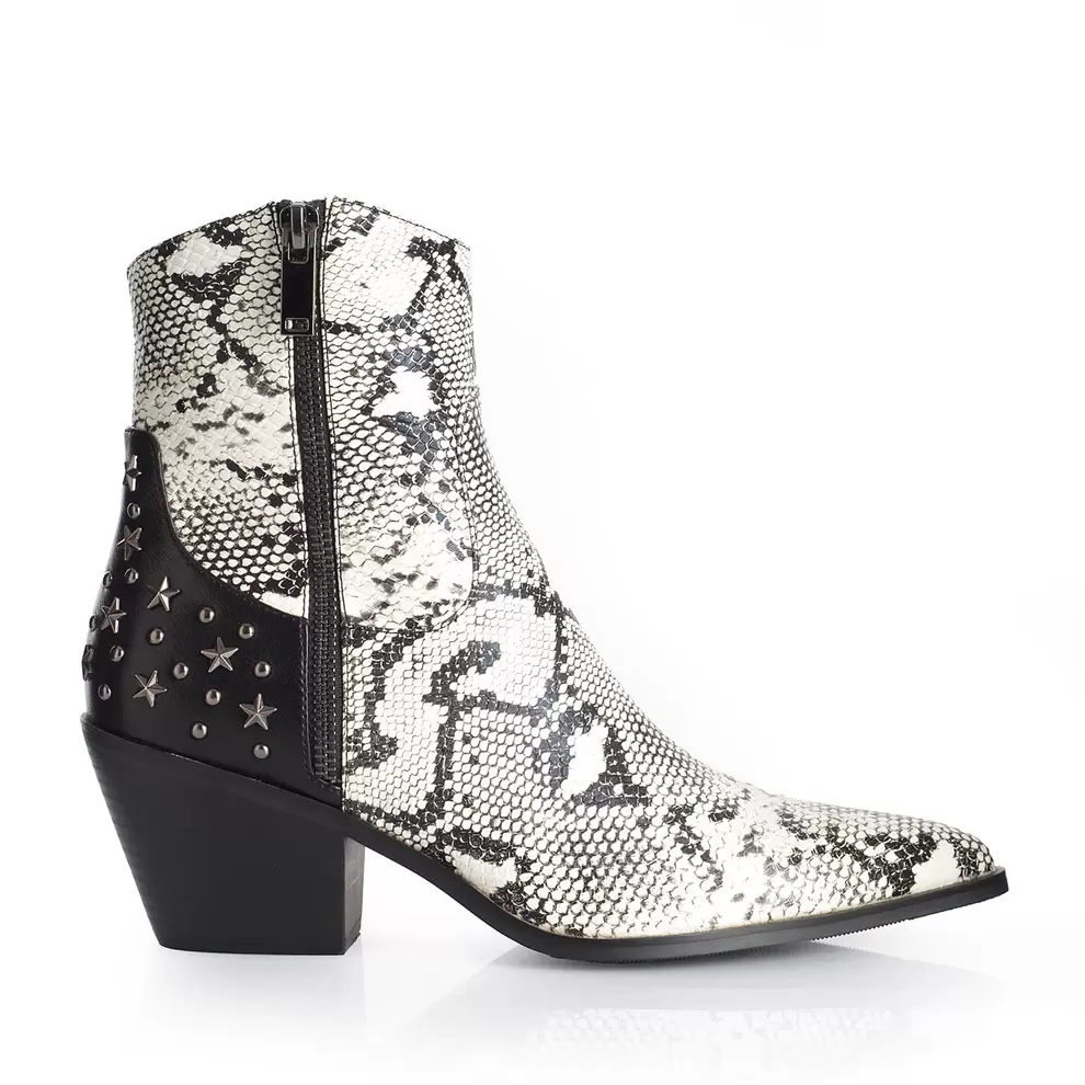Botin Mujer Via Uno WestWinter Outlaw Snake