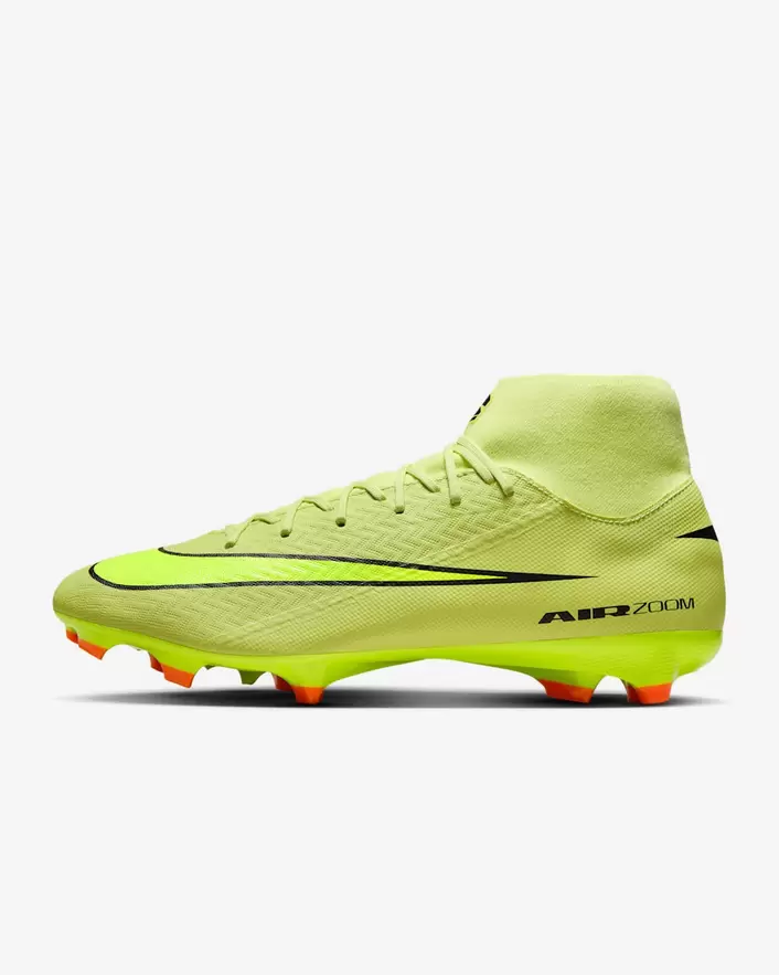 zapato de futbol nike mercurial superfly 10 academy fg/mg lima adulto