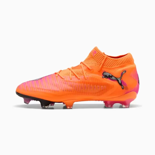 zapato de futbol puma future 8 ultimate naranjo fg adulto