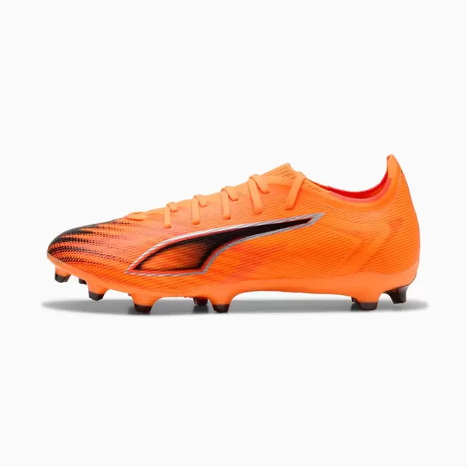 zapato de futbol puma ultra 6 match naranjo fg adulto