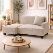 SOFA CAMA 3 CUERPOS PUGLIA GRIS ACERO