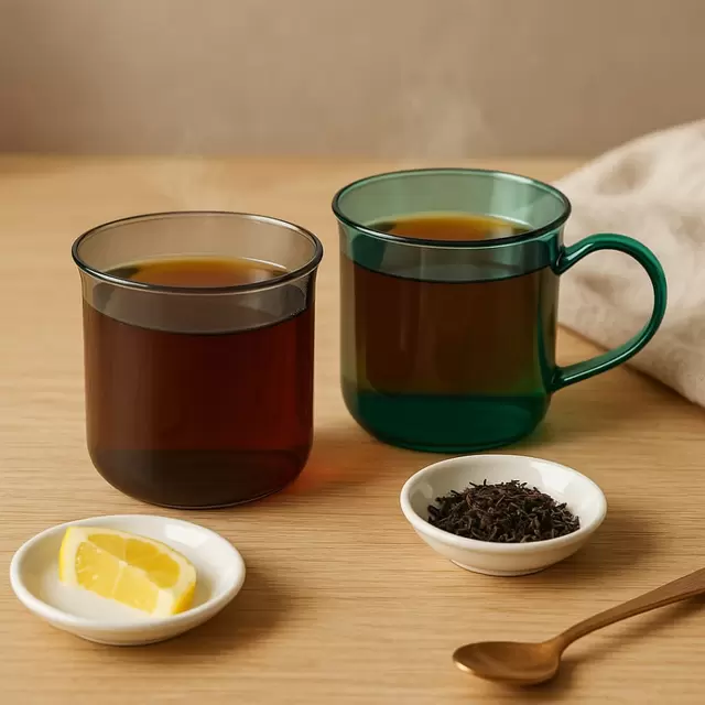 Set 2 Tazas 300ml de Borosilicato