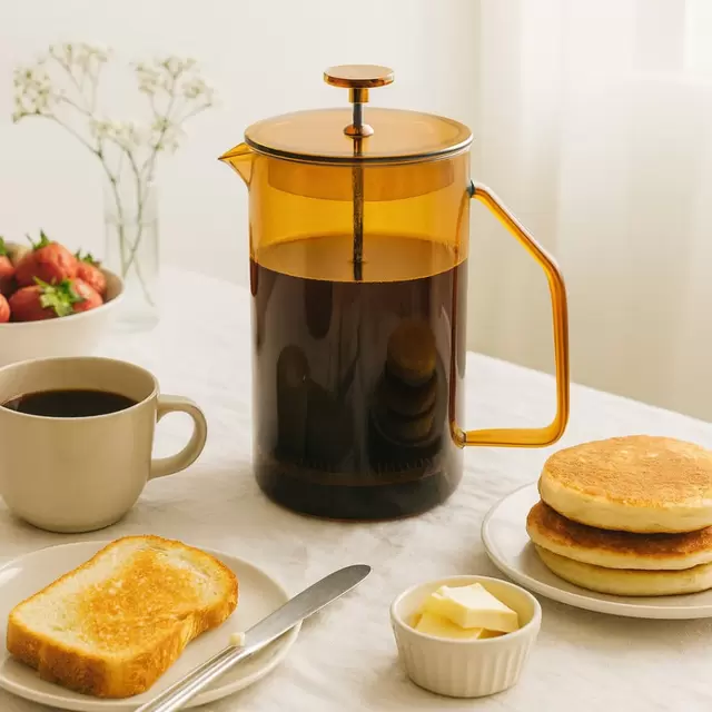 Cafetera Francesa Borosilicato Ambar 600ml