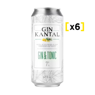 6X Gin Kantal Tonic 473