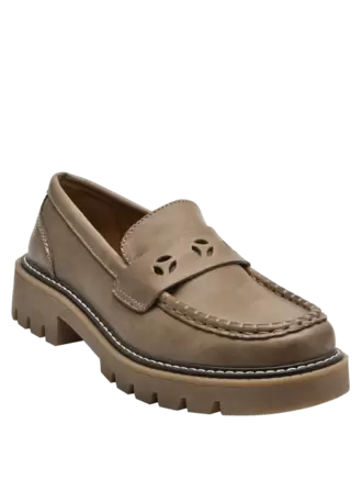 Mocasín Cuero Mujer