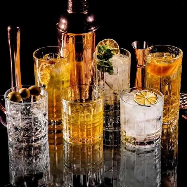 Set 6 Vasos Bajo 330ml Vintage Kreizler FTA