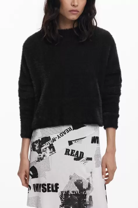 Vestido 2 en 1 periódico