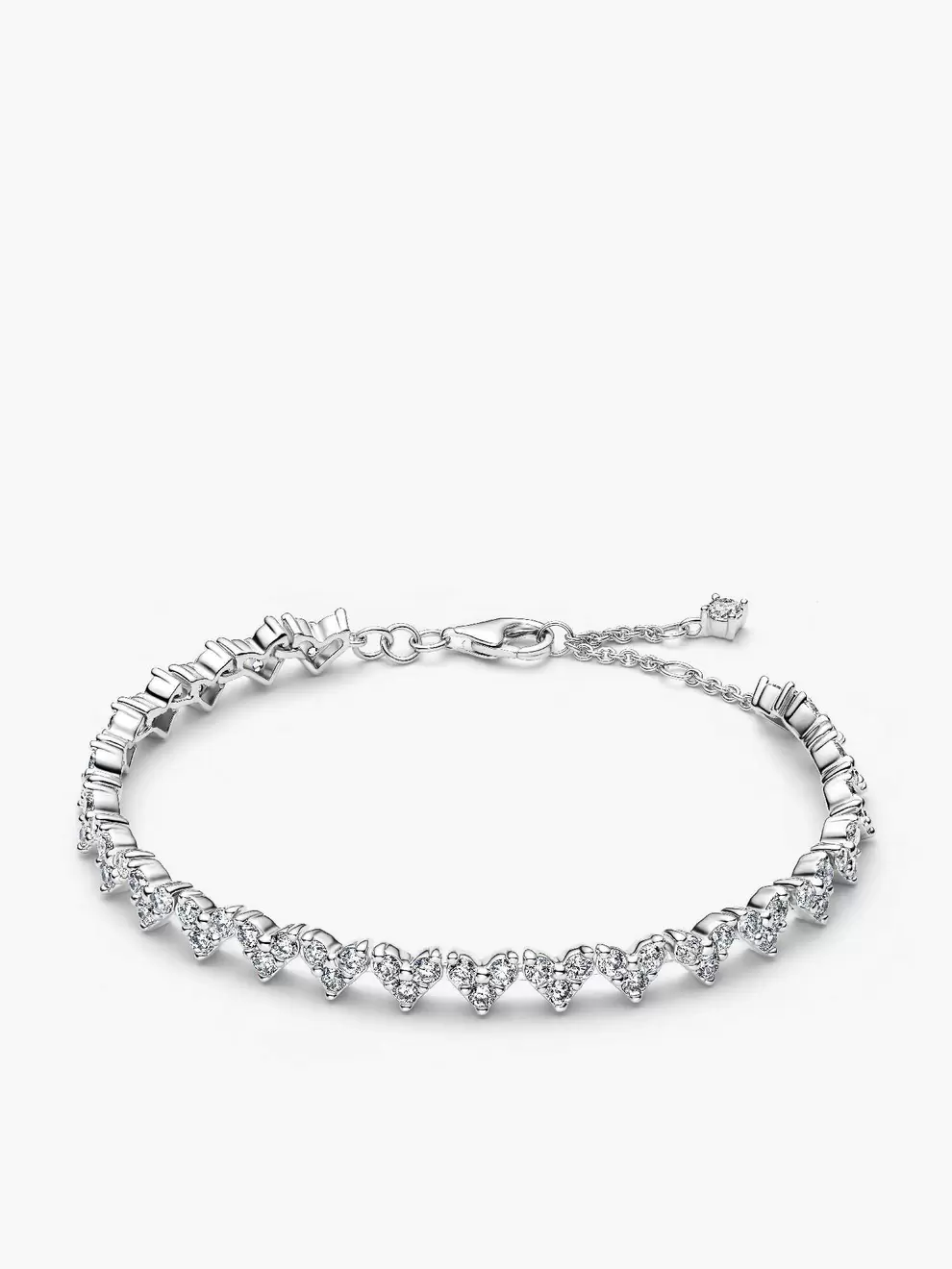 Brazalete Corazón con tres piedras