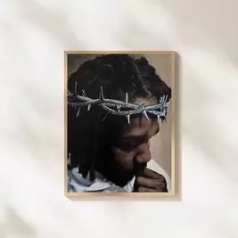 1 pieza Impresiones de arte afroamericano, retratos de rap, obras de arte espirituales, decoración sin marco de creatividad de estética negra, pintura moderna centrada en África, póster de lienzo de arte de pared de cultura negra