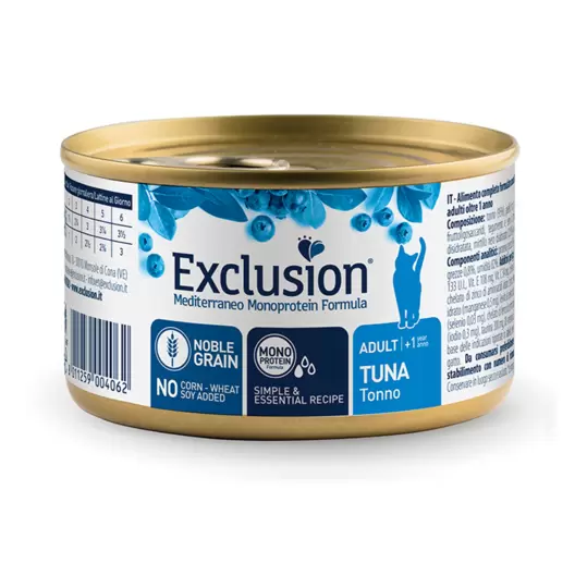 Exclusion Gato Mediterraneo Atun 85 grs