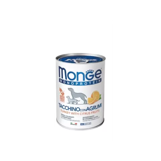 Monge Perro Mono Protein Pavo con Frutas Cítricas 400gr