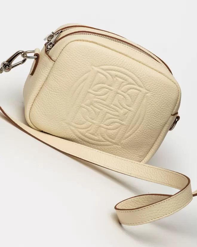 Bandolera Eterial en cuero graneado