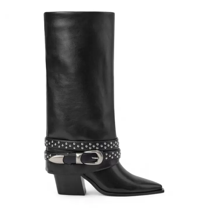 Bota Mujer Via Uno WestWinter Drift Negro