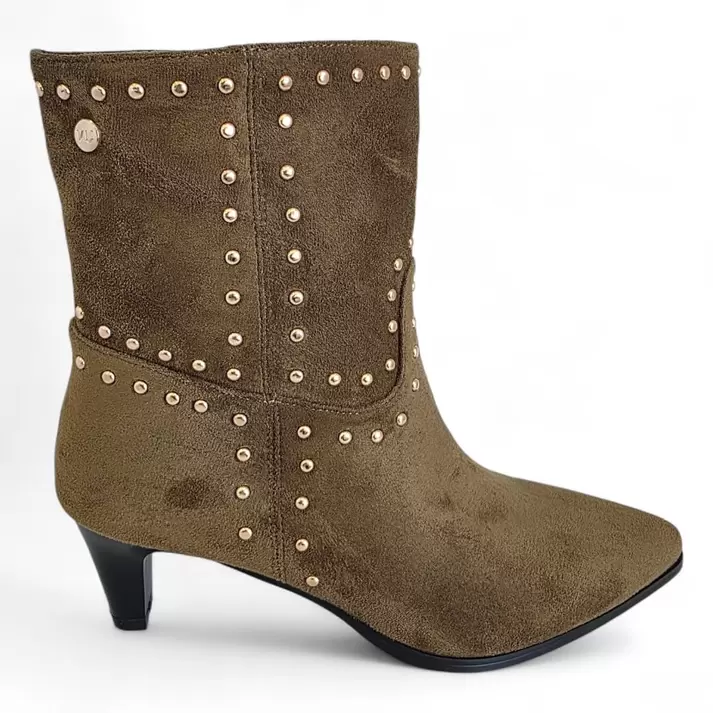 Botin Mujer Via Uno WestWinter Midnight Oliva
