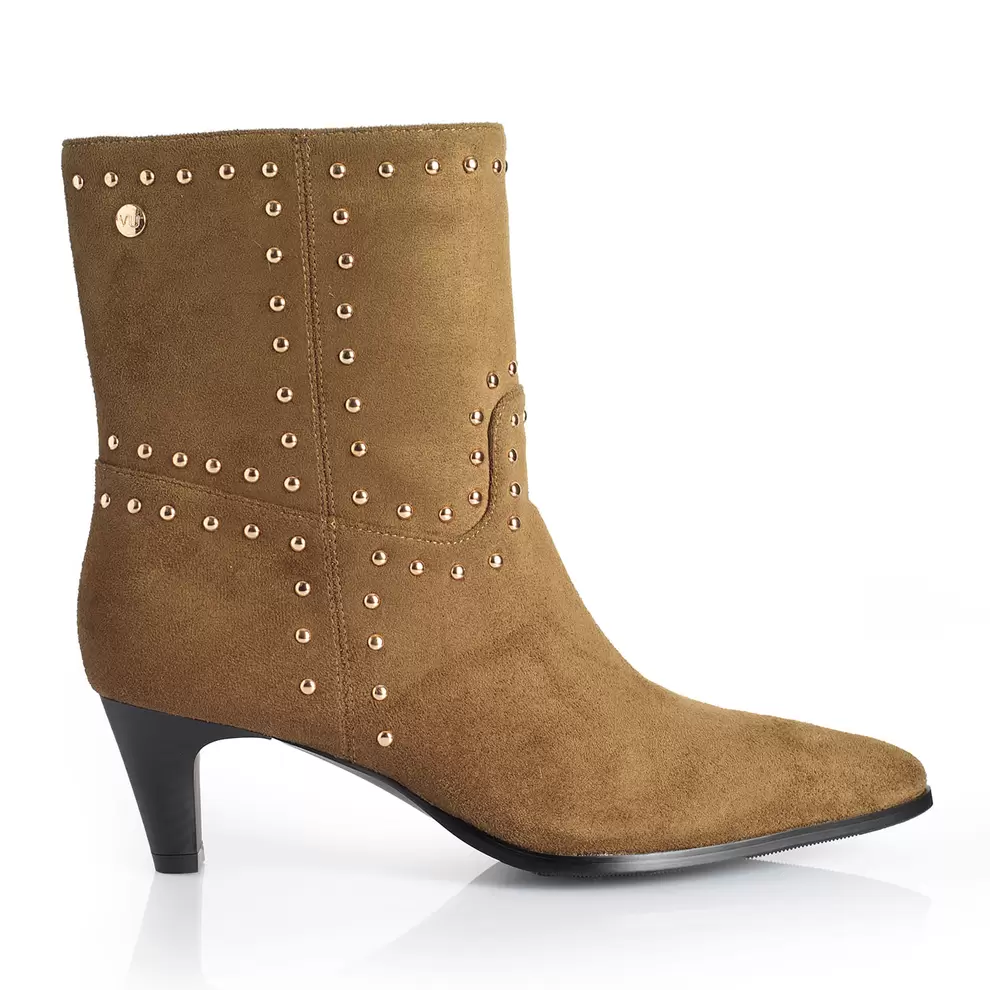 Botin Mujer Via Uno WestWinter Midnight Taupe