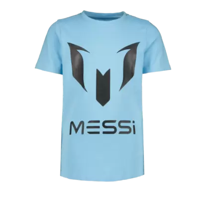 polera logo messi celeste niño