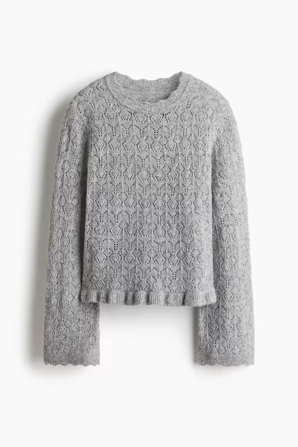 Sweater en punto pointelle