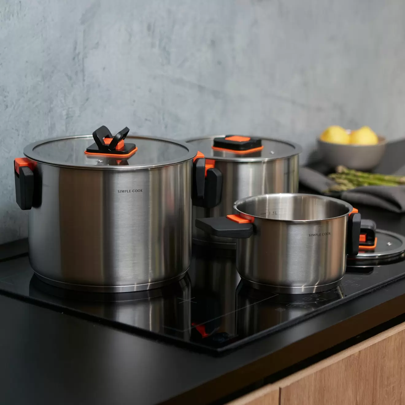 Set de Ollas Lyon 6 Pzs