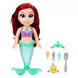 Muñeca Ariel Cantante 38 Cm Y Flounder