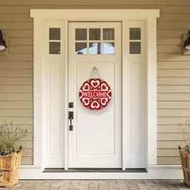 -7%Últimos 2 días1 pieza Placa decorativa de madera para Navidad, Día de San Valentín, decoración de corona para fiesta, regalo perfecto para fiestas, decoración del hogar, corazón colgante decorativo con estampado de letra para Día de San Valentín, decor