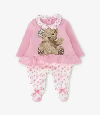 Enterito recién nacida animal print