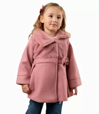 Abrigo Bebé Con Lazo