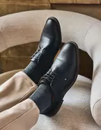 Zapatos Hombre Cuero Corktown-0-02 Negro