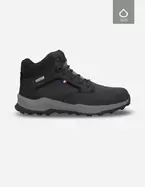 Botines Trekking Waterproof Hombre Cuero Y Textil Elbrus-6-27 Negro