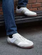 Zapatillas Hombre Urbanas Cuero Y Textil Delft-0-01 Blanco B Bullboxer