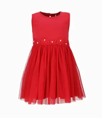 Vestido bebé niña con flores...